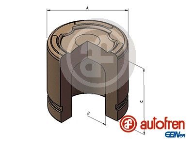 Поршень, корпус скобы тормоза AUTOFREN SEINSA D025680 для OPEL KARL