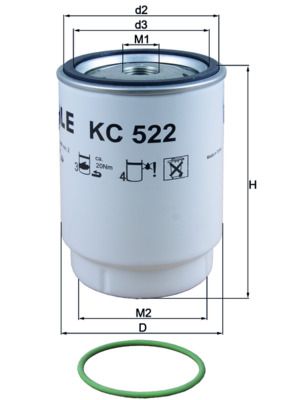 Топливный фильтр KC 522D