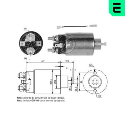 SOLENOID ELECTROMOTOR