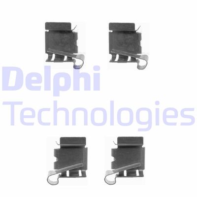 Комплектующие, колодки дискового тормоза DELPHI LX0390 для TOYOTA SUPRA