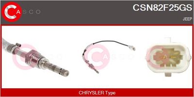 SENZOR TEMPERATURA GAZE EVACUARE