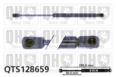 QUINTON HAZELL QTS128659 Амортизатор багажника и капота  для BMW 3 (Бмв 3)