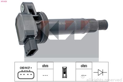 Cewka zapłonowa KW 470 459