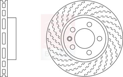 APEC Brake Disc DSK2308B