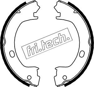 Zestaw szczęk hamulcowych, hamulec postojowy FRI.TECH. 1023.006
