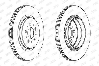 BREMSSCHEIBE JURID 563092JC 1