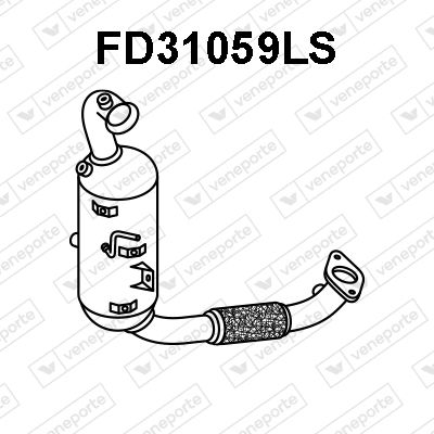 FILTRU FUNINGINE/PARTICULE SIST.DE ESAPAMENT