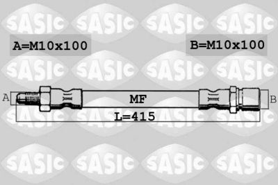 SASIC 6606121 Тормозной шланг  для MAZDA 3 (Мазда 3)