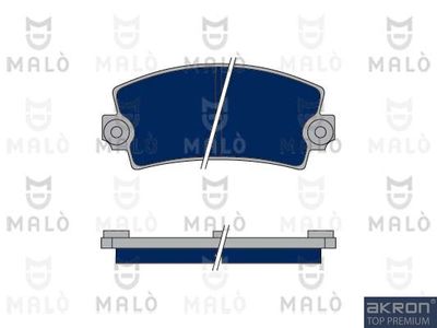 комплект спирачно феродо, дискови спирачки AKRON-MALÒ 1050058