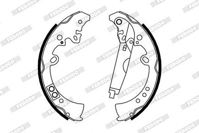 SET SABOTI FRANA FERODO FSB4010 1