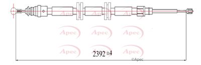 APEC Cable Pull, parking brake CAB1677