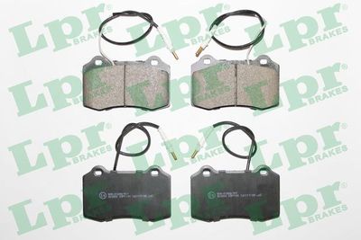 LPR 05P1141 Тормозные колодки и сигнализаторы  для PEUGEOT 406 (Пежо 406)