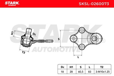 Шарнири STARK SKSL-0260073