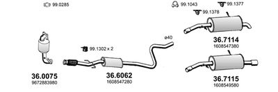 Układ wydechowy ASSO ART4540