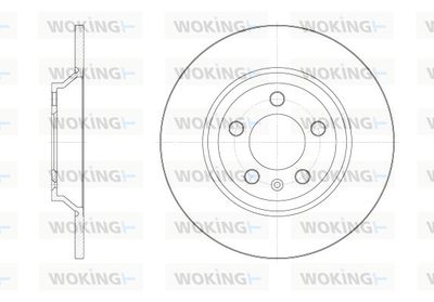WOKING D62521.00 Тормозные диски  для AUDI A1 CITY CARVER (GBH) 30 TFSI