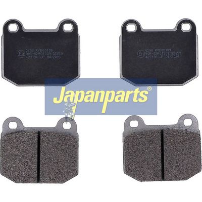 JAPANPARTS Stabdžių trinkelių rinkinys, diskinis stabdys