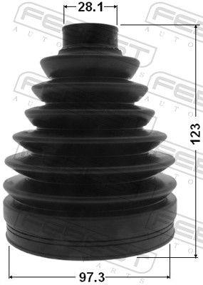 Bellow Kit, drive shaft 0217P-J32