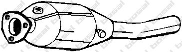 KLOKKERHOLM 099-042 Катализатор  для AUDI CABRIOLET (Ауди Кабриолет)