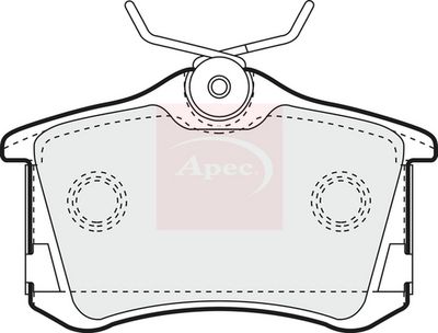 APEC Brake Pad Set, disc brake PAD1249