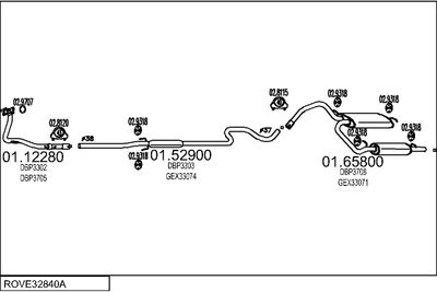 SISTEM DE ESAPAMENT MTS ROVE32840A003172