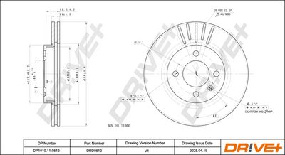 BREMSSCHEIBE DR!VE+ DP1010110512 2