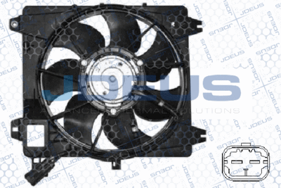 JDEUS EV070150 Вентилятор системы охлаждения двигателя  для PEUGEOT 107 (Пежо 107)