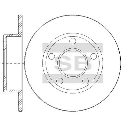 спирачен диск Hi-Q SD5446