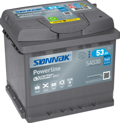 SONNAK SA530 Аккумулятор  для PEUGEOT 406 (Пежо 406)