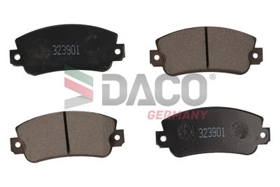 Комплект тормозных колодок, дисковый тормоз DACO Germany 323901 для DACIA 1300