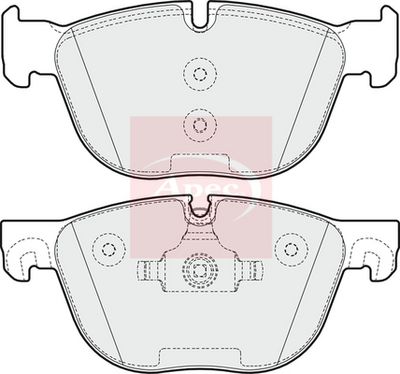 APEC Brake Pad Set, disc brake PAD1614