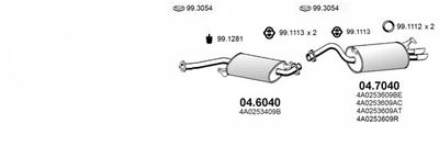 Układ wydechowy ASSO ART0282