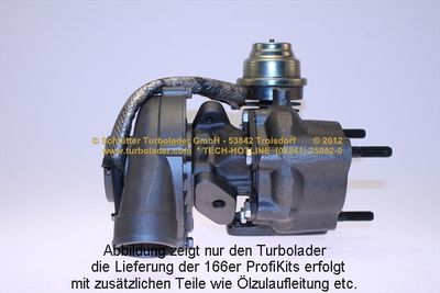 LADER AUFLADUNG SCHLÜTTER TURBOLADER 16602260 2