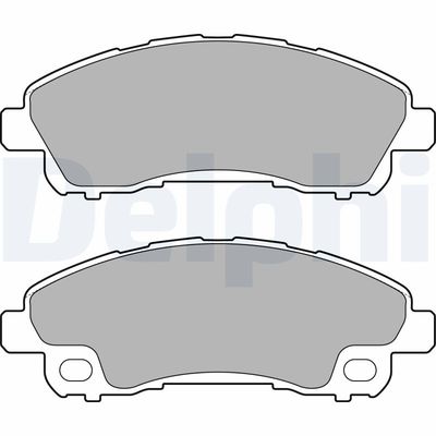 Brake Pad Set, disc brake LP2716