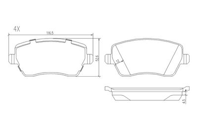 SET PLACUTE FRANA FRANA DISC
