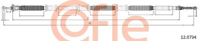 Тросик, cтояночный тормоз COFLE 12.0734 для FIAT DOBLO