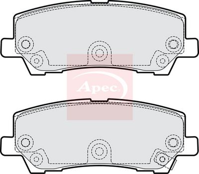 APEC Brake Pad Set, disc brake PAD2282