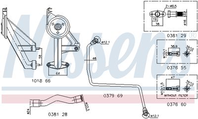 SET MONTAJ TURBOCOMPRESOR NISSENS 9300909 9