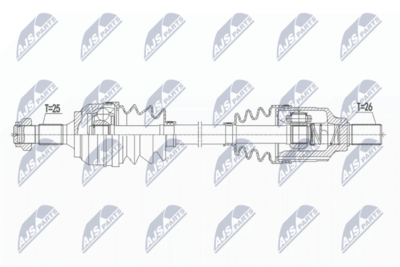 Wał napędowy NTY NPW-CT-087