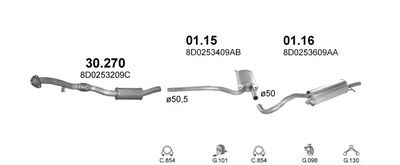 SISTEM DE ESAPAMENT POLMO POLMO01594