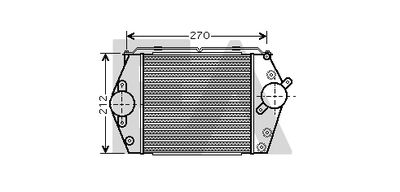 Интеркулер EACLIMA 36A52002 для MAZDA MPV