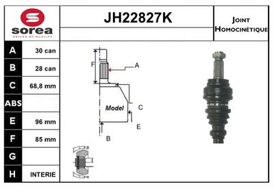 GELENKSATZ ANTRIEBSWELLE