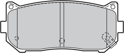 BREMSBELAGSATZ SCHEIBENBREMSE VALEO 598841 1