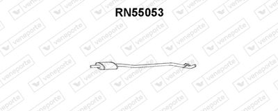 Средний глушитель выхлопных газов VENEPORTE RN55053 для RENAULT 9