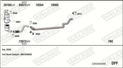 SISTEM DE ESAPAMENT WALKER CIK059306A