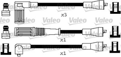 Комплект проводов зажигания VALEO 346617 для FIAT TEMPRA