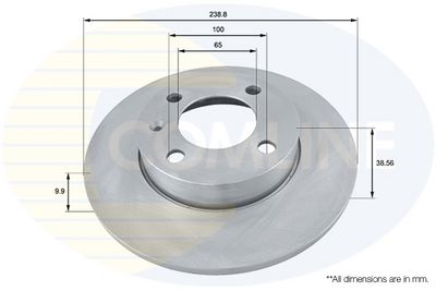 Brzdový kotouč COMLINE ADC1401