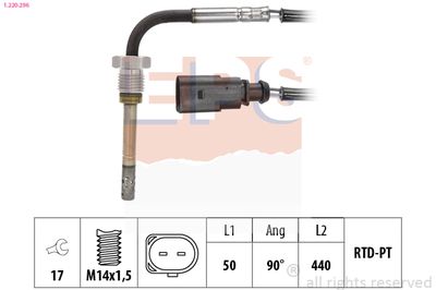 SENZOR TEMPERATURA GAZE EVACUARE EPS 1220296