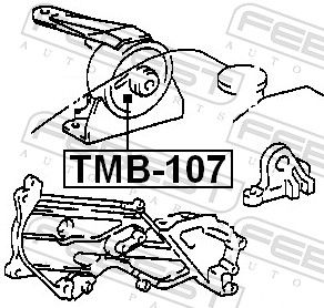 SUPORT MOTOR FEBEST TMB107 1