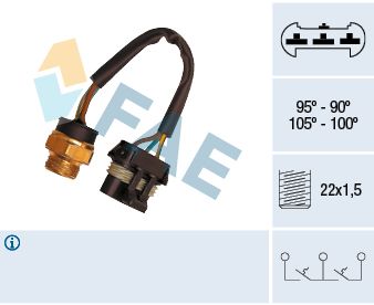 COMUTATOR TEMPERATURA VENTILATOR RADIATOR