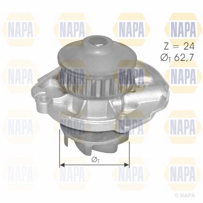 Water Pump, engine cooling NAPA NWP1497